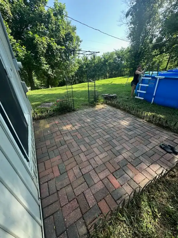 Paver Patio Restoration — after