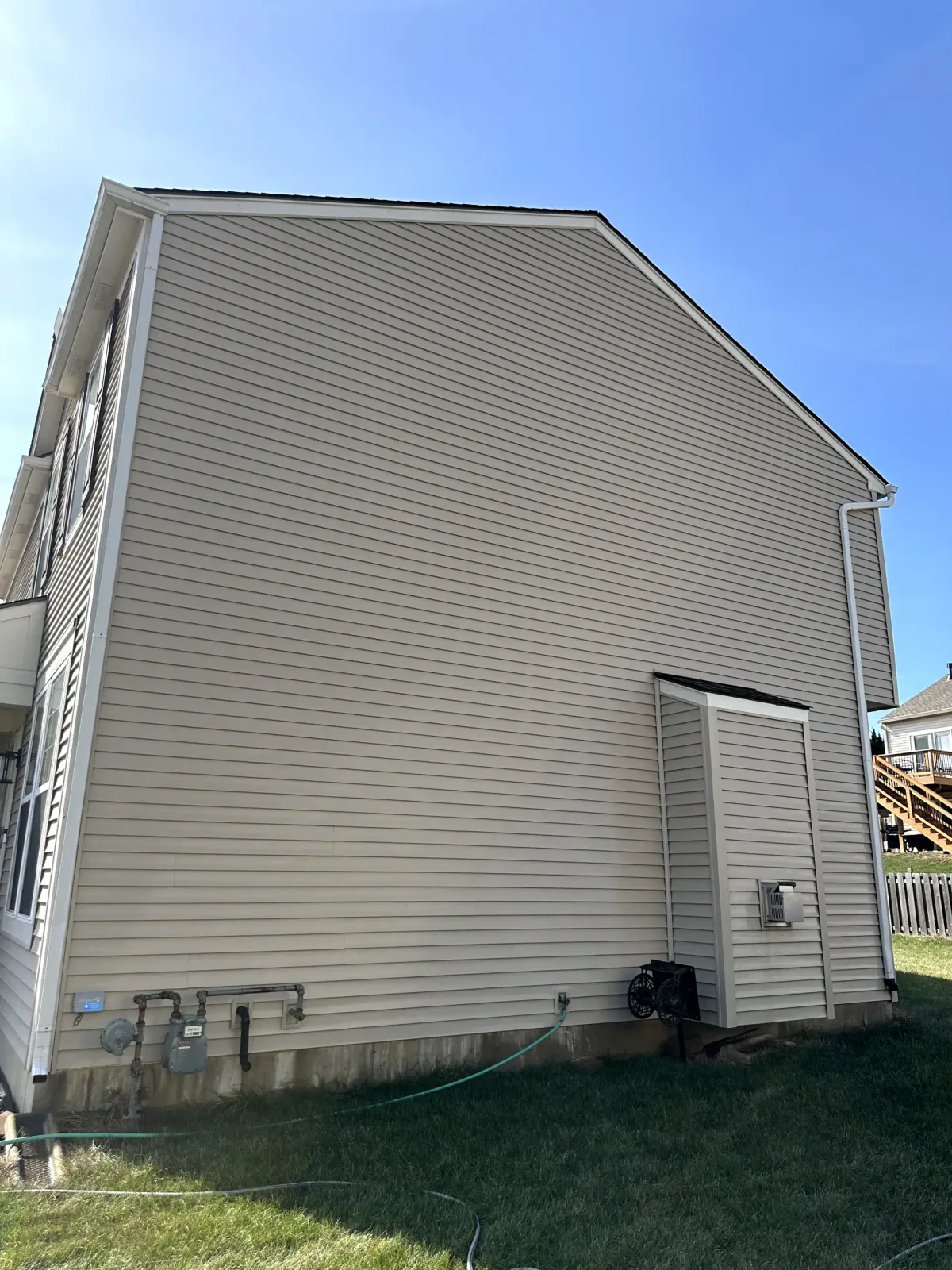 Vinyl Siding House Wash — after