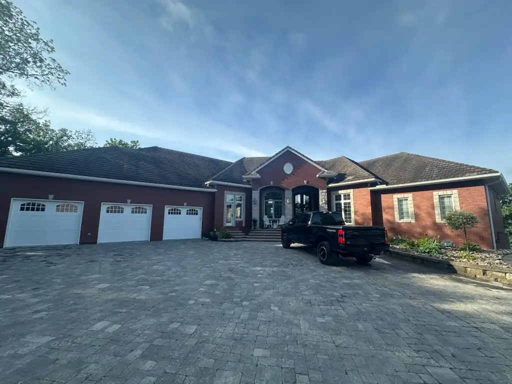 Tile Roof Cleaning — before
